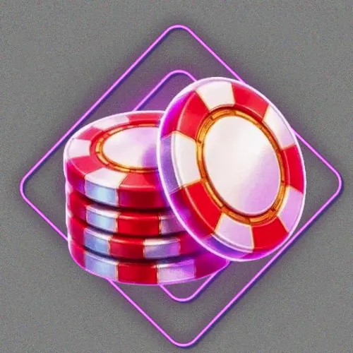 Poker table with cards