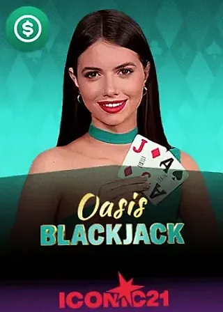 Oasis Blackjack live game cover
